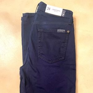 7 For All ManKind Cropped a Super Skinny